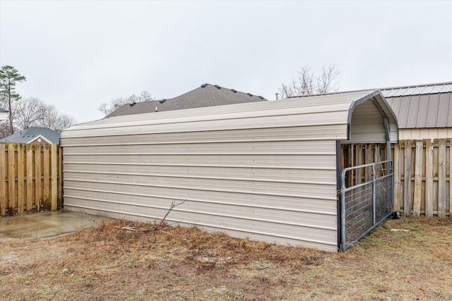 view of side of home