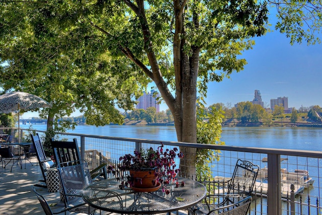 324 E Shoreline Dr, North Augusta, SC 29841 - balcony featuring a water view