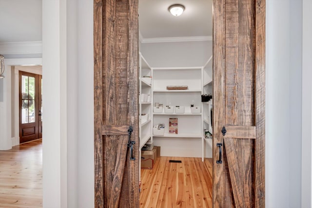 storage area featuring visible vents