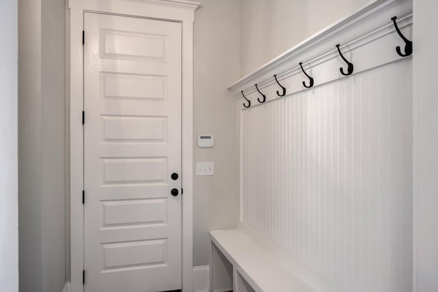 view of mudroom