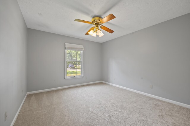 40 Driftwood Ct, Aiken, SC 29801 - carpeted empty room with baseboards, a ceiling fan, and a textured ceiling