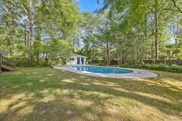 40 Driftwood Ct, Aiken, SC 29801 - view of pool with stairway and a diving board