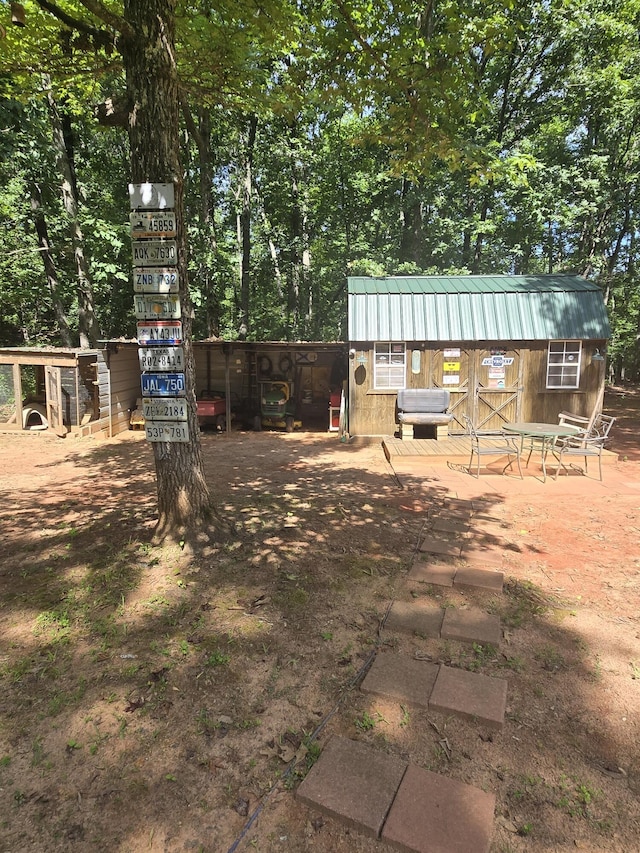 3706 Cooter Creek Rd, Elberton, GA 30635 - view of yard with an outbuilding