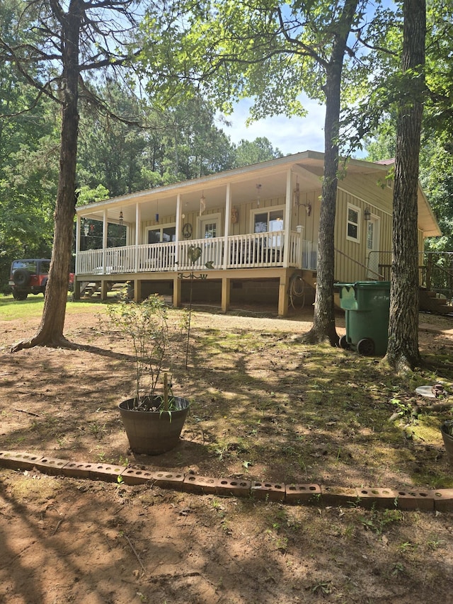3706 Cooter Creek Rd, Elberton, GA 30635 - back of house with board and batten siding