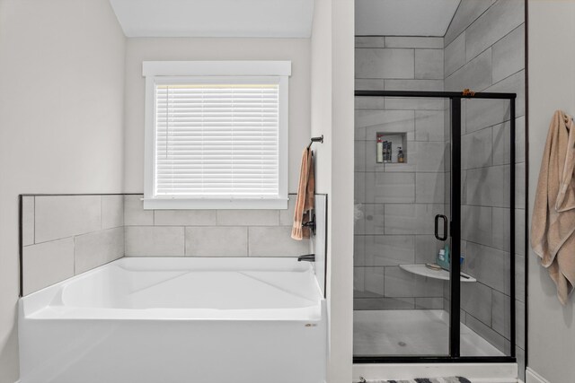 256 Dublin Loop, Grovetown, GA 30813 - bathroom with a bath and a stall shower