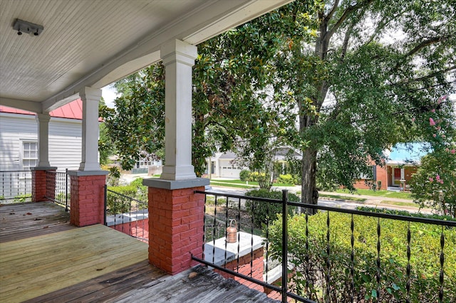 1107 Heard Ave, Augusta, GA 30904 - view of wooden porch