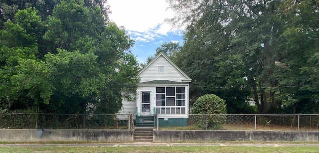 view of side of property