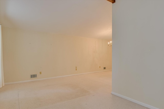 904 Big Hunt Rd, Augusta, GA 30907 - carpeted empty room with a chandelier and baseboards