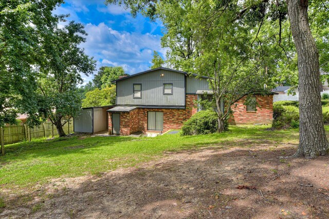 904 Big Hunt Rd, Augusta, GA 30907 - rear view of property with brick siding