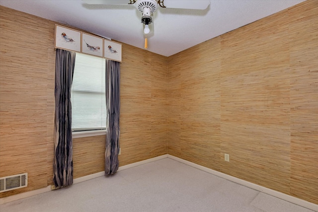 904 Big Hunt Rd, Augusta, GA 30907 - empty room with a ceiling fan and light colored carpet