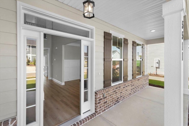 5511 Sweetwater Dr, Grovetown, GA 30813 - doorway to property featuring a porch and brick siding