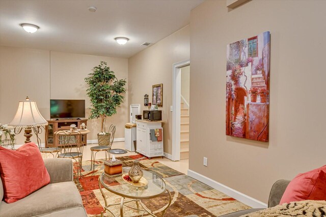 view of living room