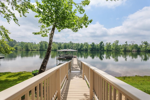 197 River Bend Dr, Clarks Hill, SC 29821 - dock with a water view