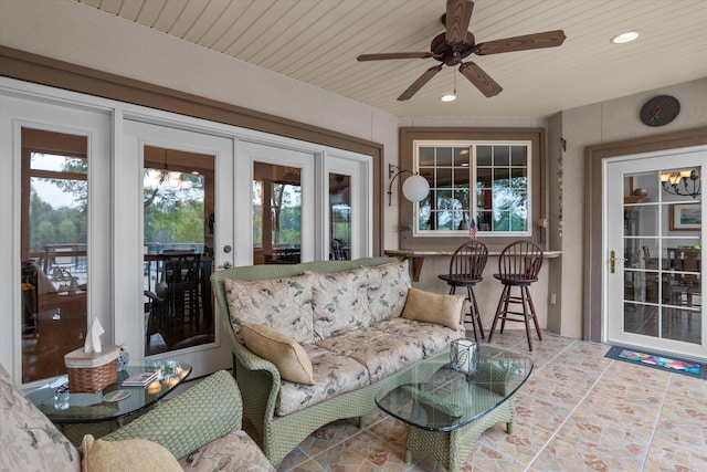 197 River Bend Dr, Clarks Hill, SC 29821 - sunroom / solarium with french doors