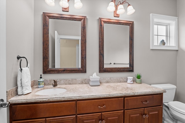 197 River Bend Dr, Clarks Hill, SC 29821 - bathroom featuring vanity and toilet