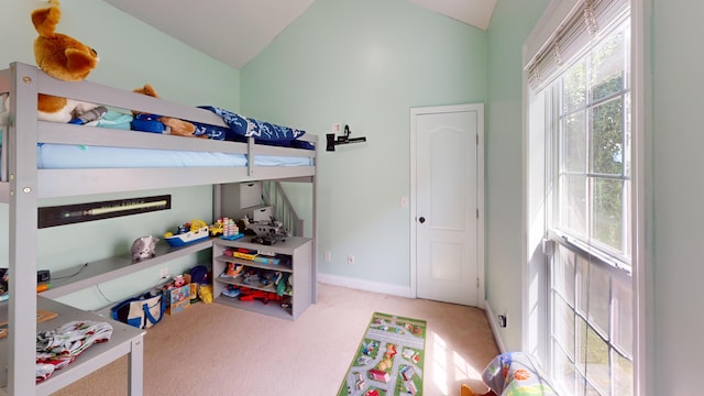 2054 Dundee Way, Grovetown, GA 30813 - carpeted bedroom featuring lofted ceiling and baseboards