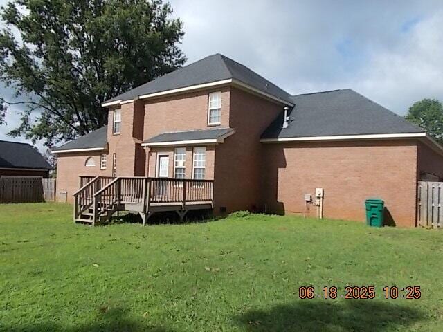 967 Windmill Pkwy, Evans, GA 30809 - back of house featuring a deck