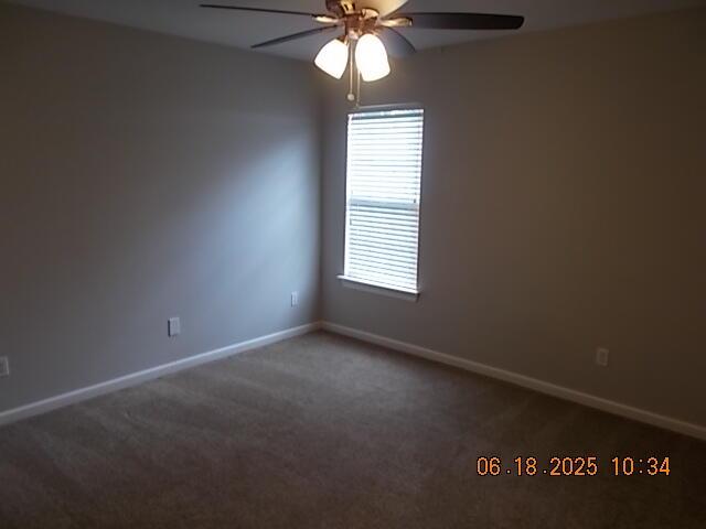 967 Windmill Pkwy, Evans, GA 30809 - unfurnished room with ceiling fan, carpet floors, and plenty of natural light