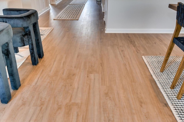 interior details featuring wood-type flooring