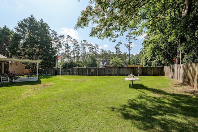 721 Spalding Ct, Martinez, GA 30907 - view of yard featuring a patio area