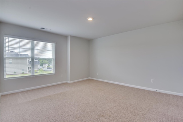 6093 Whitewater Dr, North Augusta, SC 29841 - spare room with light carpet and recessed lighting