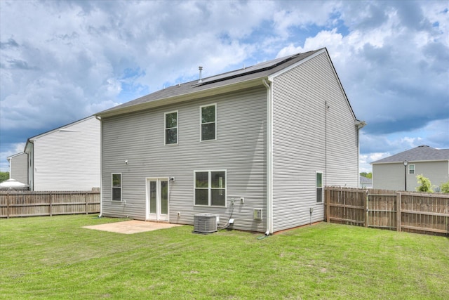 6093 Whitewater Dr, North Augusta, SC 29841 - back of property featuring a fenced backyard and a patio area