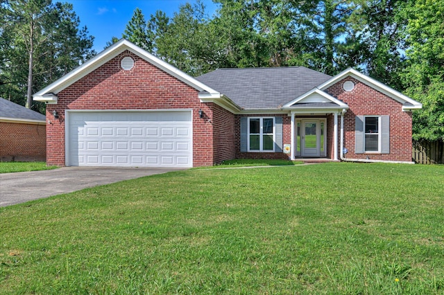 1869 Heathers Way, Augusta, GA 30906 - single story home with brick siding, a garage, driveway, and roof with shingles