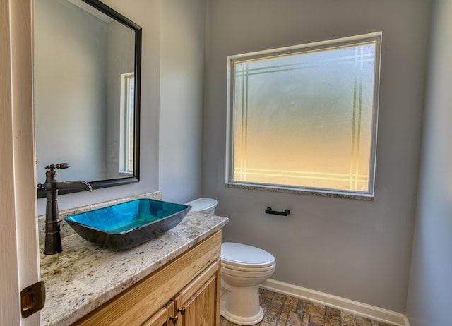 1423 Edgefield Rd, North Augusta, SC 29860 - bathroom featuring vanity and stone finish floors