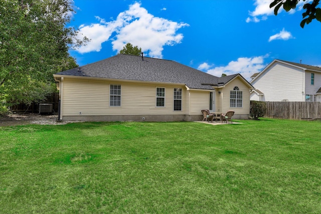 198 Eagle Lake Rd, North Augusta, SC 29841 - rear view of house with a patio area and a shingled roof