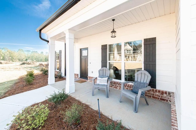 view of patio / terrace featuring a porch