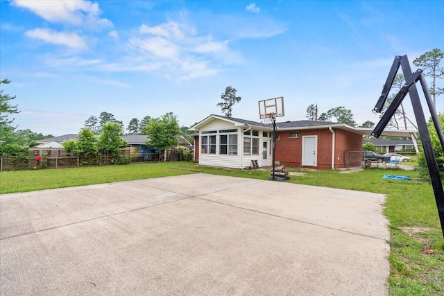 3318 Forest Estates Dr, Augusta, GA 30909 - back of property with brick siding