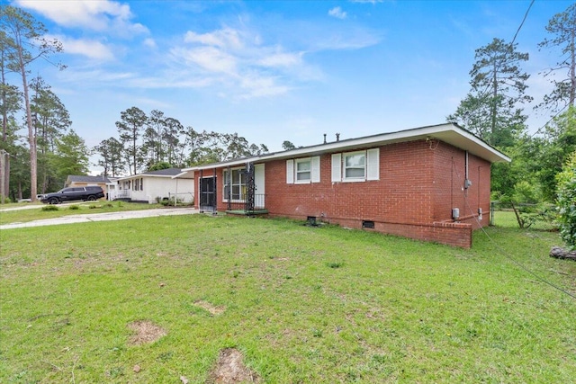 3318 Forest Estates Dr, Augusta, GA 30909 - single story home with brick siding, crawl space, and concrete driveway