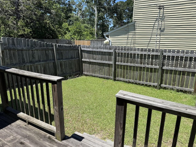 3909 Roberts Rd, Augusta, GA 30907 - view of yard featuring a deck