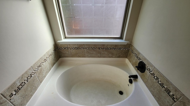 room details with a bathing tub