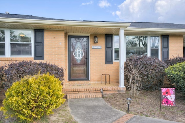 view of entrance to property