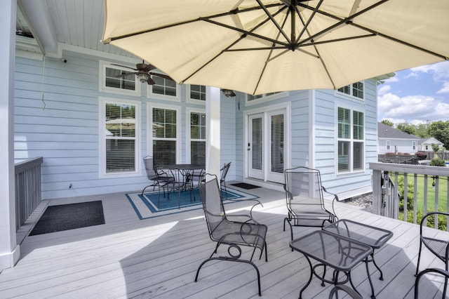 210 Rivernorth Dr, North Augusta, SC 29841 - deck featuring outdoor dining space