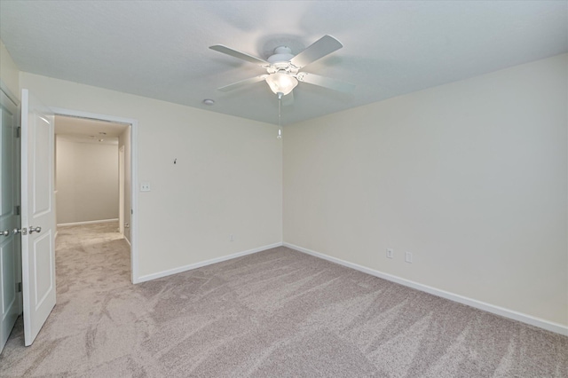 1132 Sumter Landing Cir, Evans, GA 30809 - unfurnished room featuring light carpet, baseboards, and ceiling fan