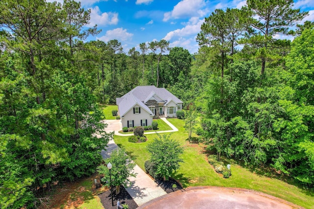 327 Peter Carnes Dr, North Augusta, SC 29860 - view from above of property with a forest