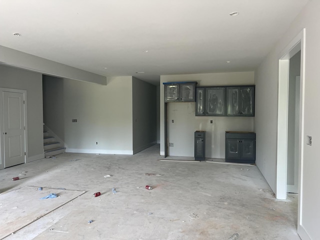8144 Crossbow Lndg, Graniteville, SC 29829 - unfurnished living room featuring stairway