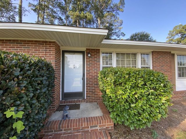 2416 Forest Park Rd, Augusta, GA 30904 - doorway to property with brick siding