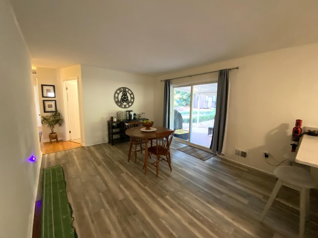 2416 Forest Park Rd, Augusta, GA 30904 - dining area with wood finished floors