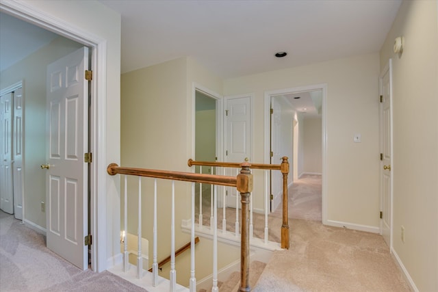 3549 Stevens Way, Martinez, GA 30907 - hallway featuring an upstairs landing and carpet flooring