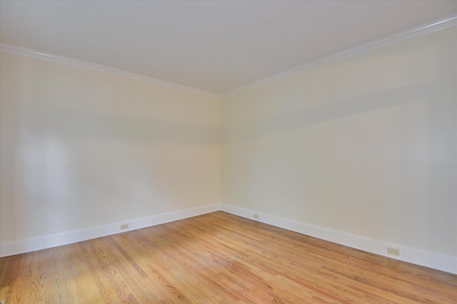 3549 Stevens Way, Martinez, GA 30907 - unfurnished room featuring ornamental molding and light wood-style flooring