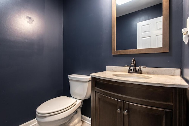 116 Jackson Rd, Jackson, SC 29831 - half bathroom with toilet, baseboards, and vanity