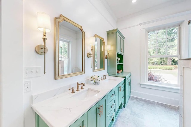 116 Jackson Rd, Jackson, SC 29831 - bathroom featuring double vanity and baseboards