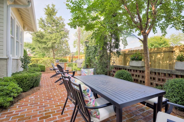 2619 Raymond Ave, Augusta, GA 30904 - view of patio featuring fence and outdoor dining space