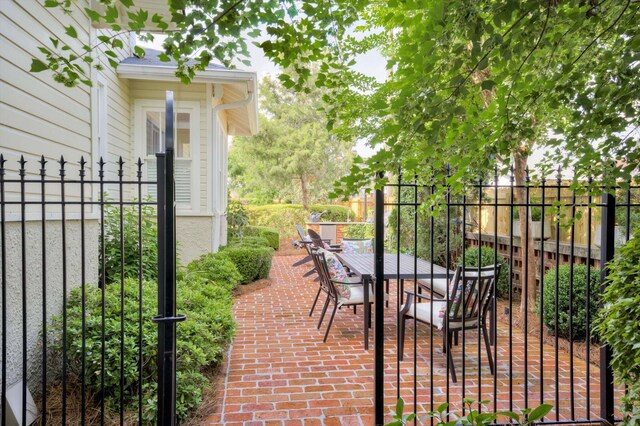 2619 Raymond Ave, Augusta, GA 30904 - view of patio / terrace with fence and outdoor dining space