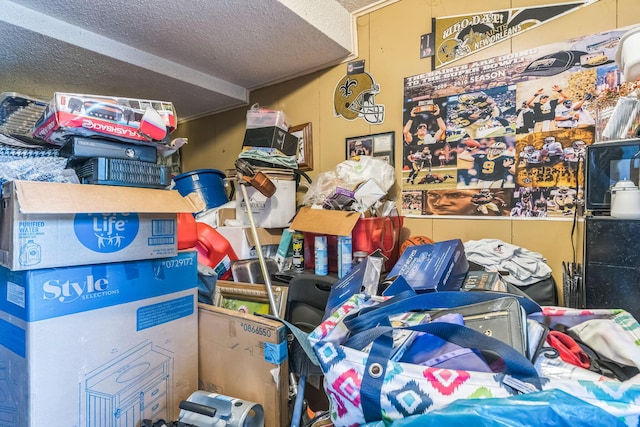 view of storage area