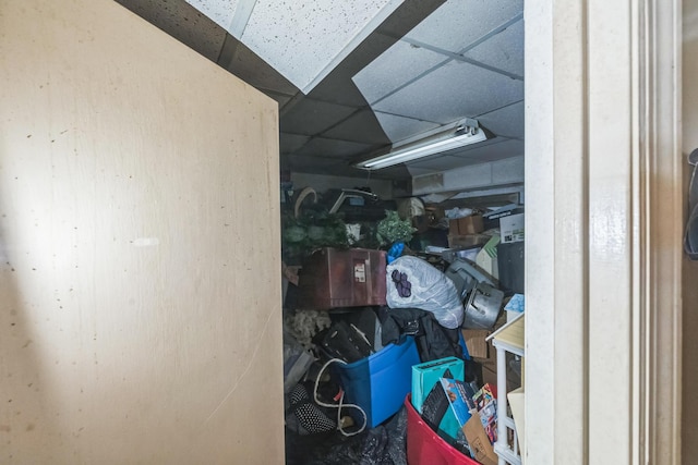 view of storage area