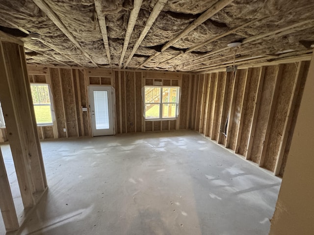 misc room featuring a wealth of natural light